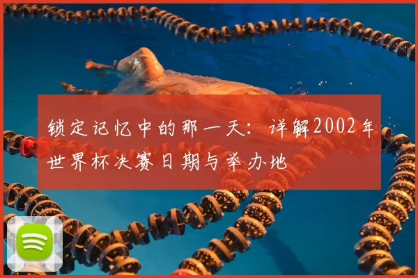 锁定记忆中的那一天：详解2002年世界杯决赛日期与举办地